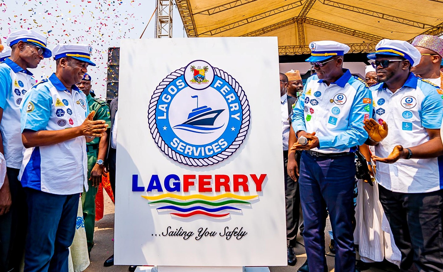 TRAFFIC: LAGOS BEGINS COMMERCIAL WATER TRANSPORTATION, AS SANWO-OLU LAUNCHES NEW SPEED BOATS